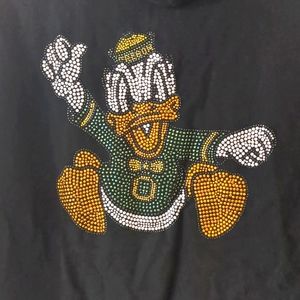 Bee Easy Women's Zip Up University of Oregon Ducks Hoodie Size XL